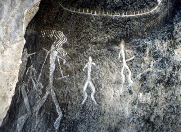 reed boat and dance carving