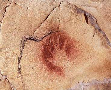 Chauvet negative hand print