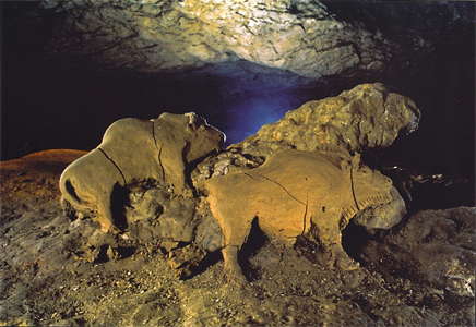 bison clay sculpture