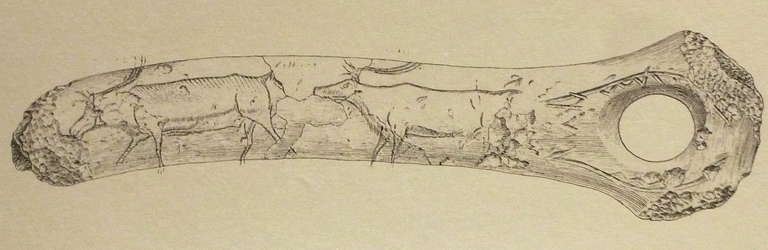 Petersfels antler tool