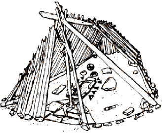 hut drawing