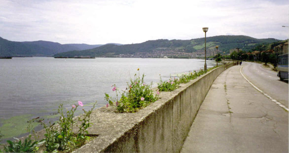 View of the Third Iron Gate, looking upstream towards Orsova