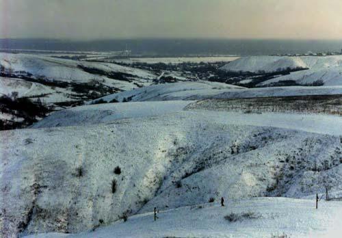 kostenki panorama in winter