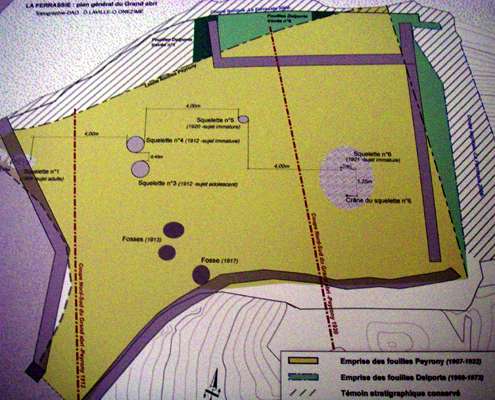 La Ferrassie map