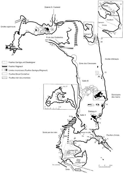 Gargas Cave Map