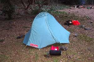 Tent at Chandler River
