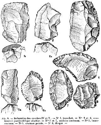 Combe-Capelle flints Couche IV and V