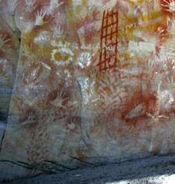 Spirit Figure Carnarvon Gorge artwork Art Gallery rock shelter