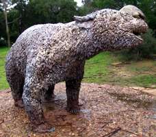 diprotodon sculpture