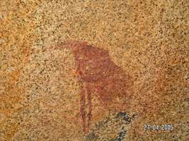 Namibia rock painting