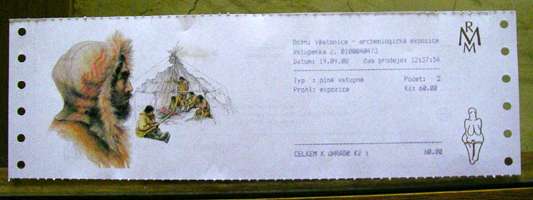 Dolni Vestonice Museum ticket