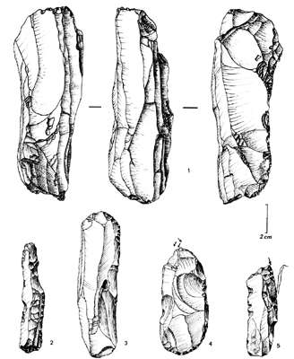  Monpazier tools and core