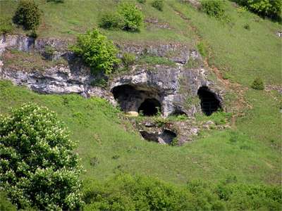 Neanderthal caves near Mauern