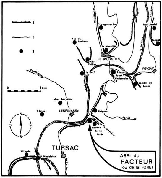 Map of Tursac