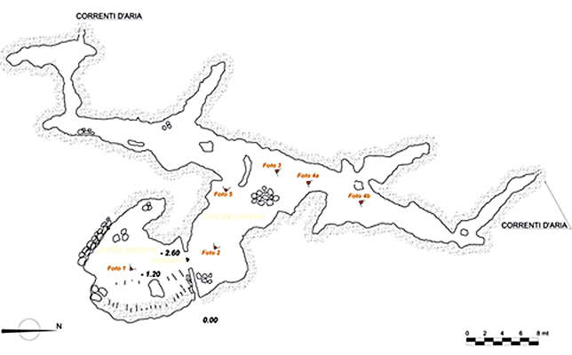 Grotta delle Veneri  plan