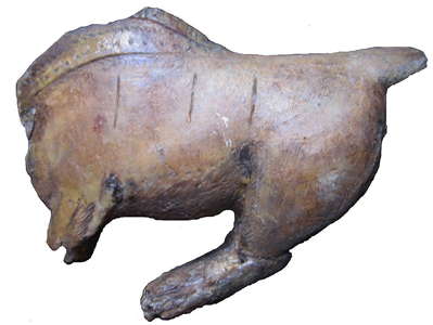  Mas d'Azil bison sculpture