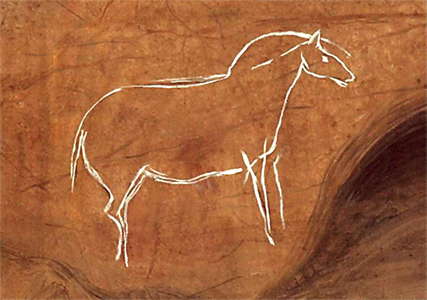 Cueva del Buxu horse