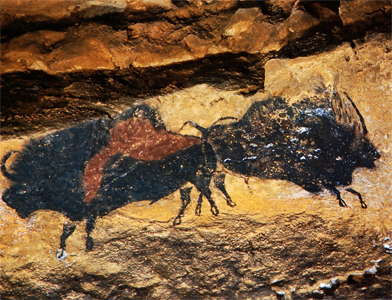 Lascaux crossed  bison