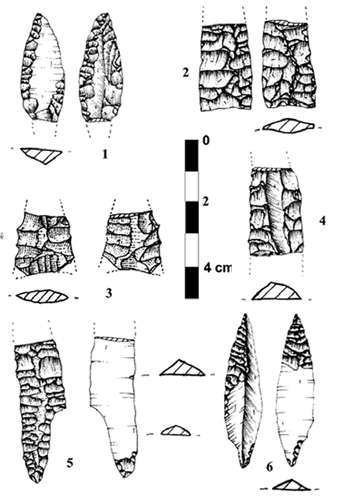 El Miron solutrean points