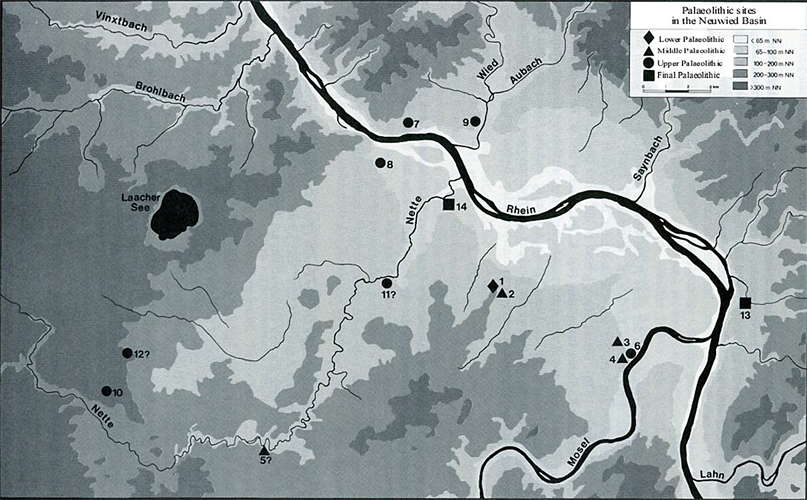  Gonnersdorf and other sites map