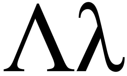 Greek Letter Lambda