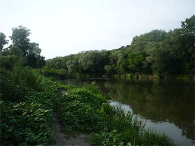 Voronezh boat harbour side channel