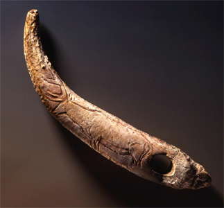 deer engraving baton