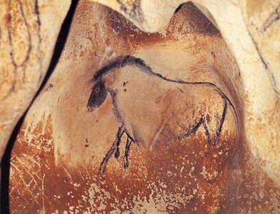 horse in niche