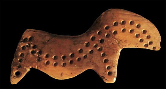 Sungir horse pendant