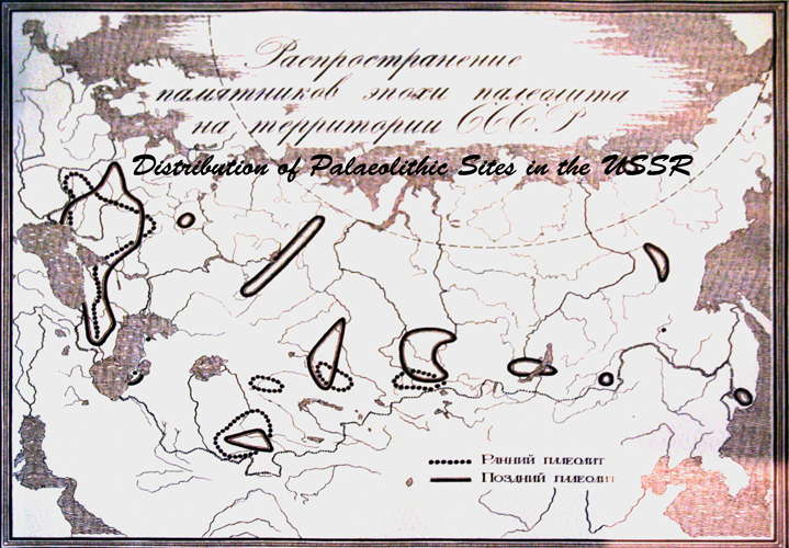 Distribution of Palaeolithic Sites in the USSR