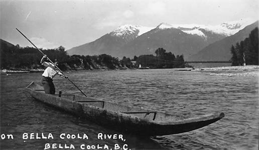 bella coola ocean canoe