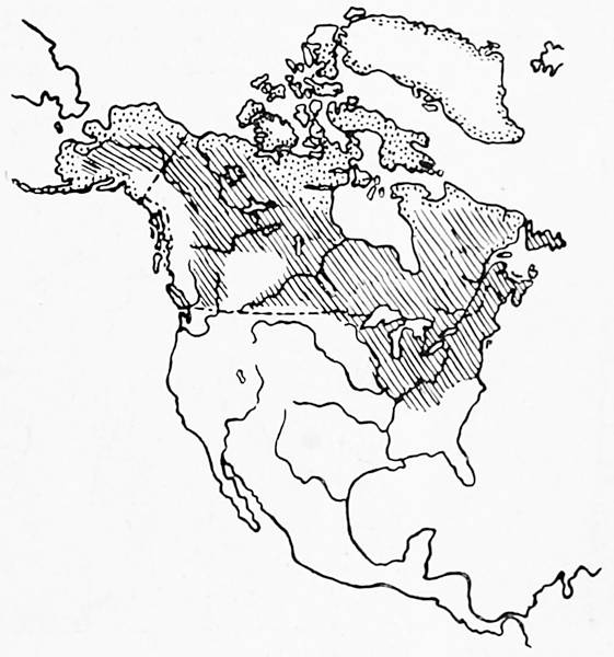 Canadian Canoe distribution map
