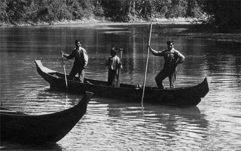 Skeena canoe