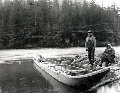 bella coola river canoe