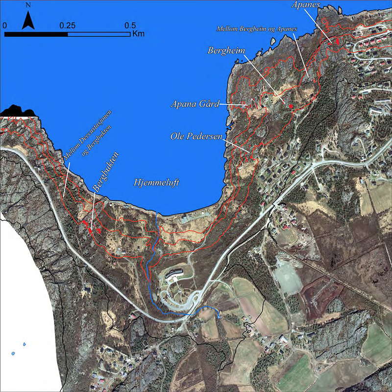 Alta Fjord map