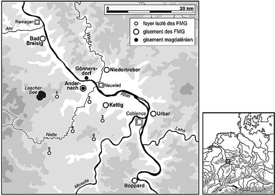 map of the area