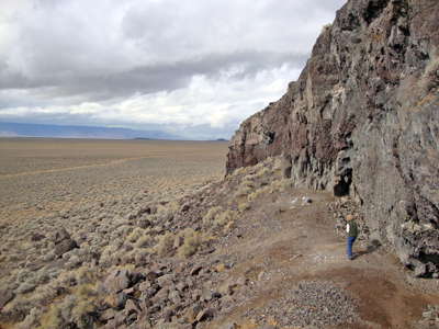 Paisley line of cliffs