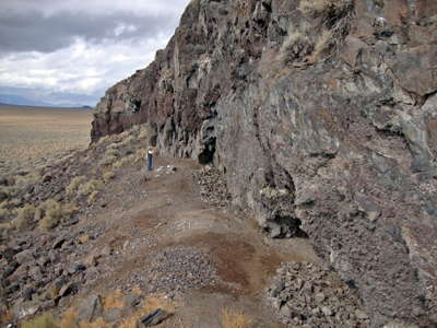 Paisley line of cliffs