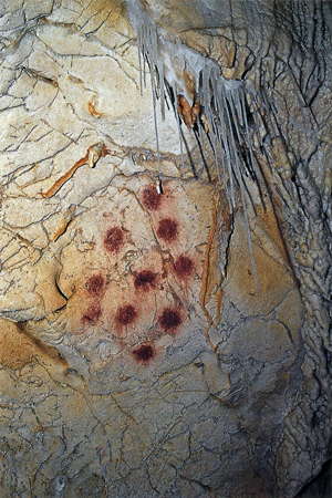 Chauvet Cave dots