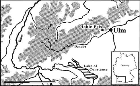 Hohlefels location map