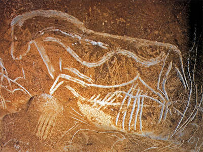 engraved horse