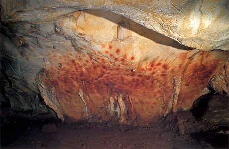 Chauvet Cave Red dots