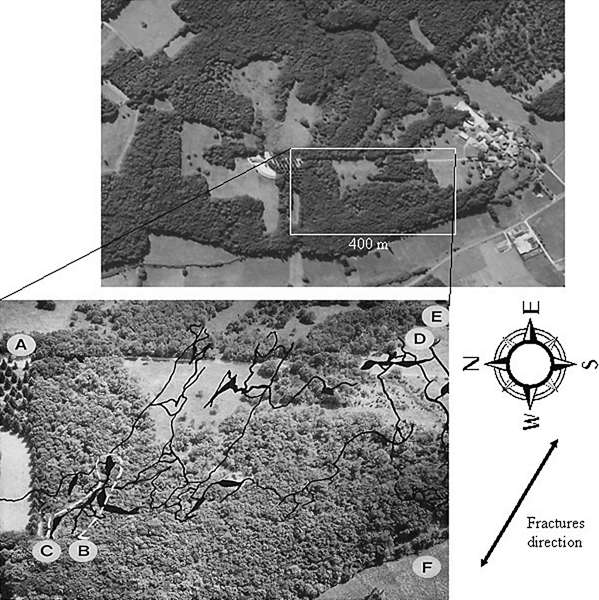 Villars Cave aerial photo