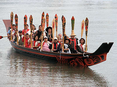 Pacific North West canoes