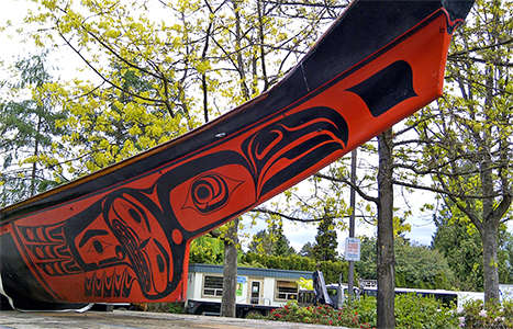 Pacific North West canoes