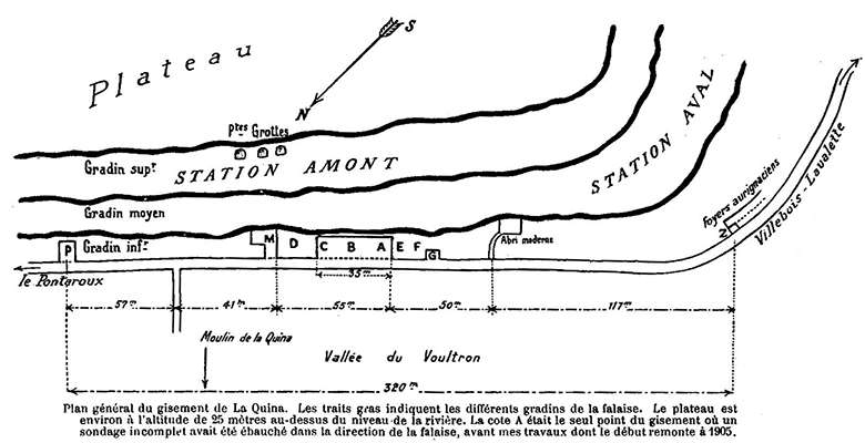 map of excavations