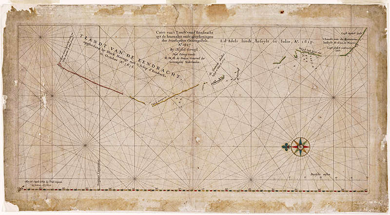 early map of australia  