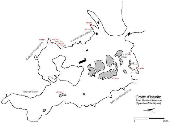 plan of  Isturitz