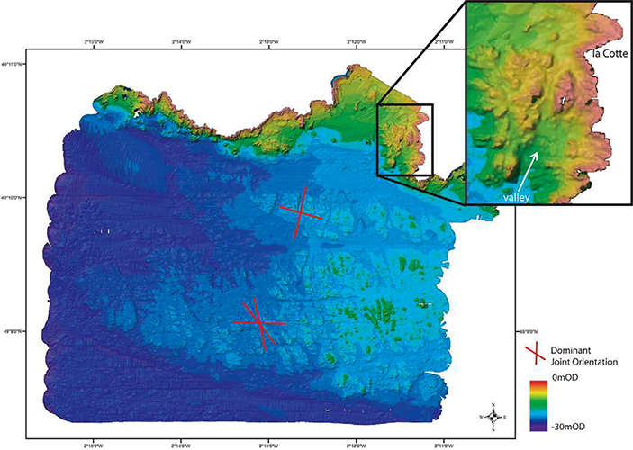 sea floor map