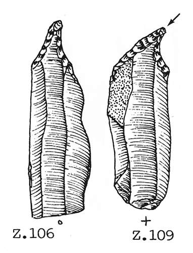  Krombeksteker - Curved tip beaked burin